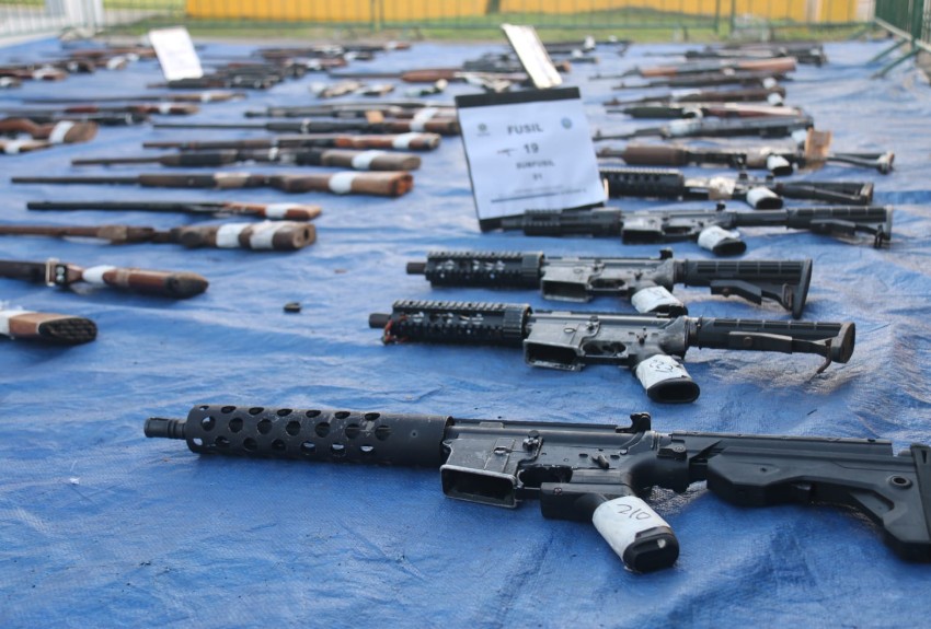 Destruyen más de 330 armas de fuego; 138 pistolas circulaban al libre albedrío 