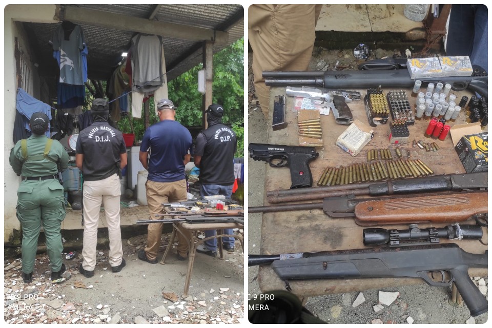 Incautan rifles, escopetas y pistolas tras allanamientos en Chilibre 
