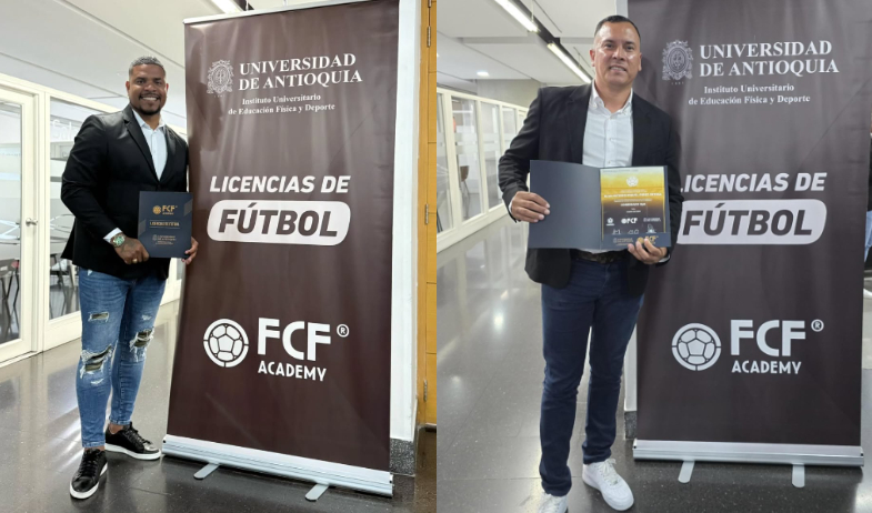 Román Torres y Blas Pérez culminan con éxito curso de licencias de entrenador de la CONMEBOL 