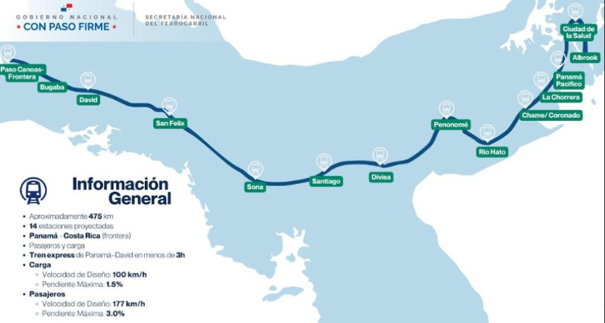 Anuncia trazado de ruta del ferrocarril y la ubicación de las futuras estaciones 