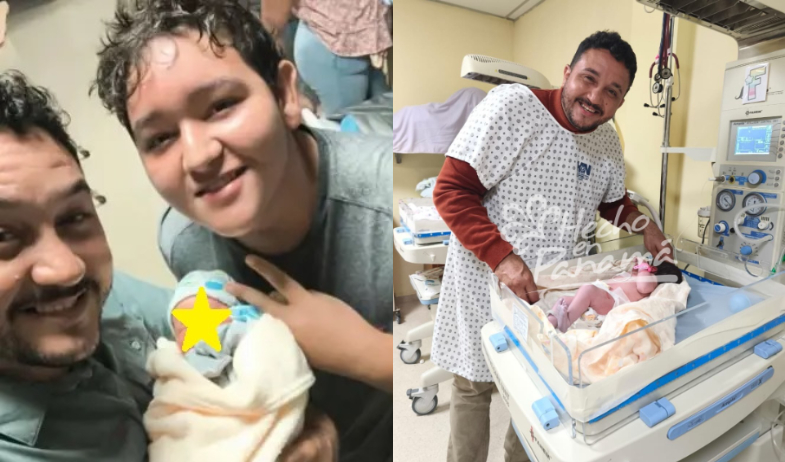 Nace Luis Vicente, el segundo hijo del cantante Lucho Pérez 