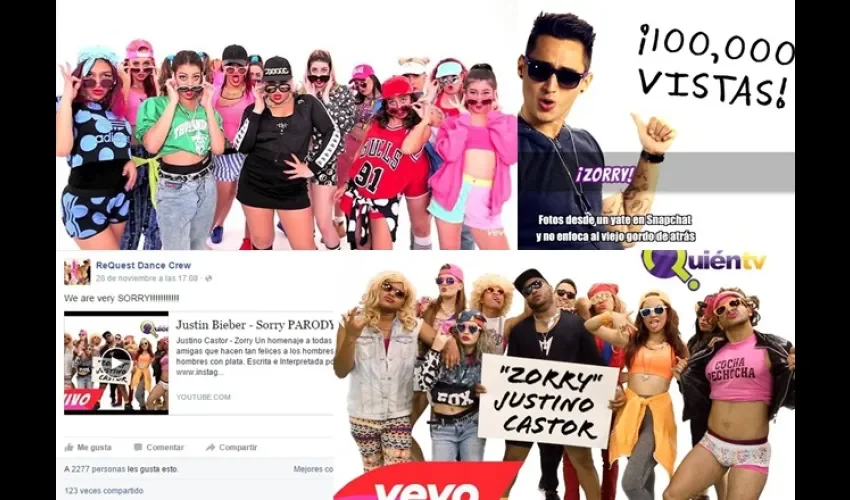 Bailarinas de Justin Bieber se enojan por parodia panameña