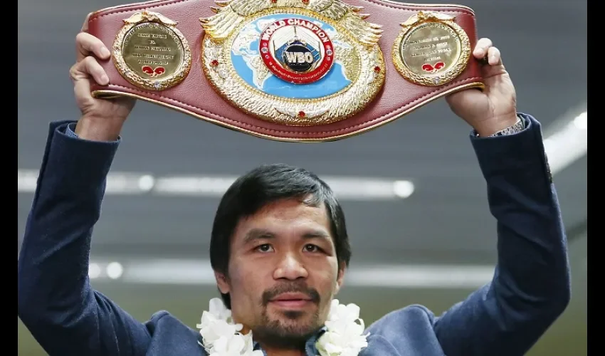 Aún no se sabe dónde peleará Manny. Foto/AP