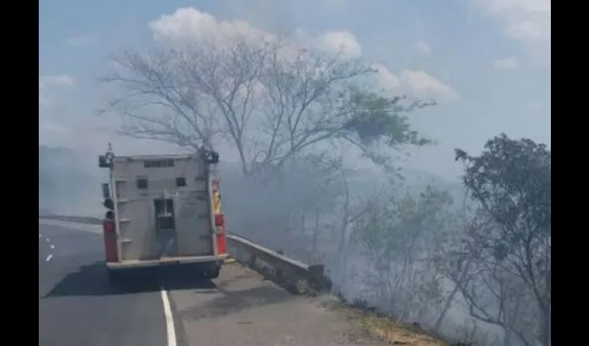 Fuego en Panamá Oeste 