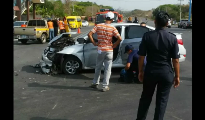 Accidente de tránsito en Los Santos