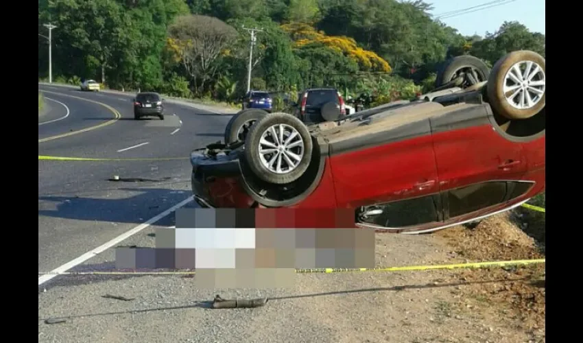 Accidente de tránsito en Colón 
