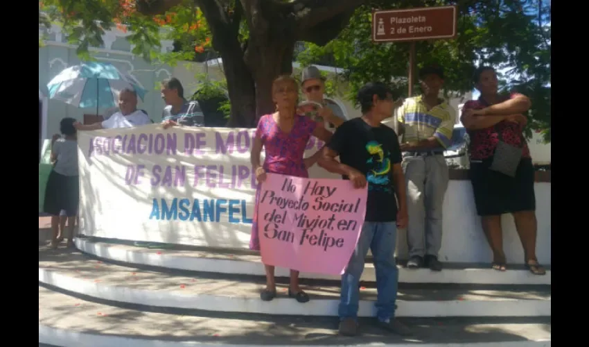 Protestan en San Felipe
