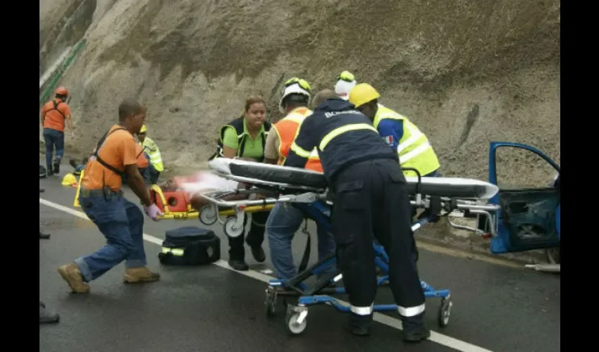 Accidente de tránsito en Colón 