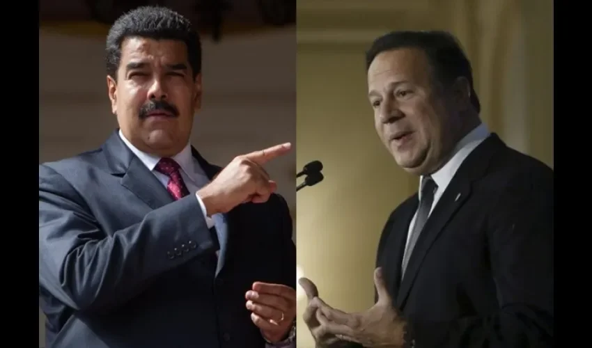 Nicolás Maduro y Juan Carlos Varela 
