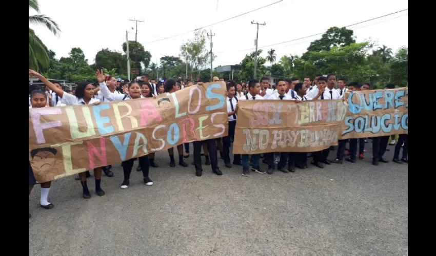 Protesta en Bocas del Toro