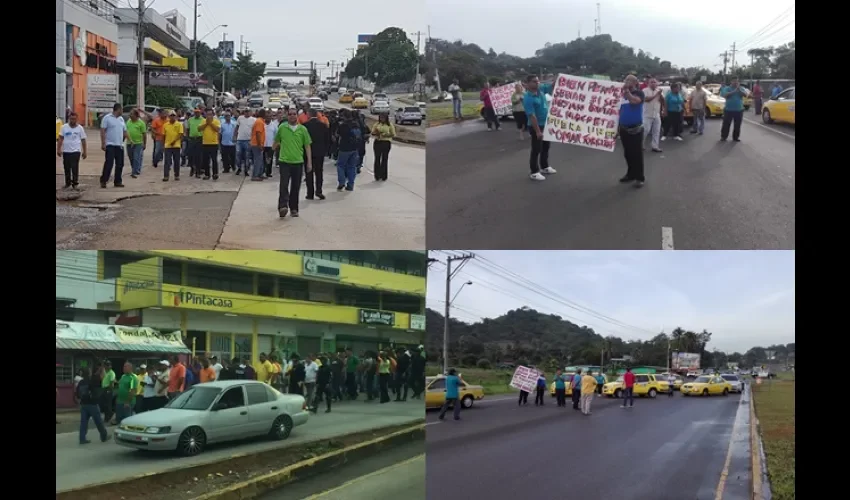 Protestan en Panamá Oeste 