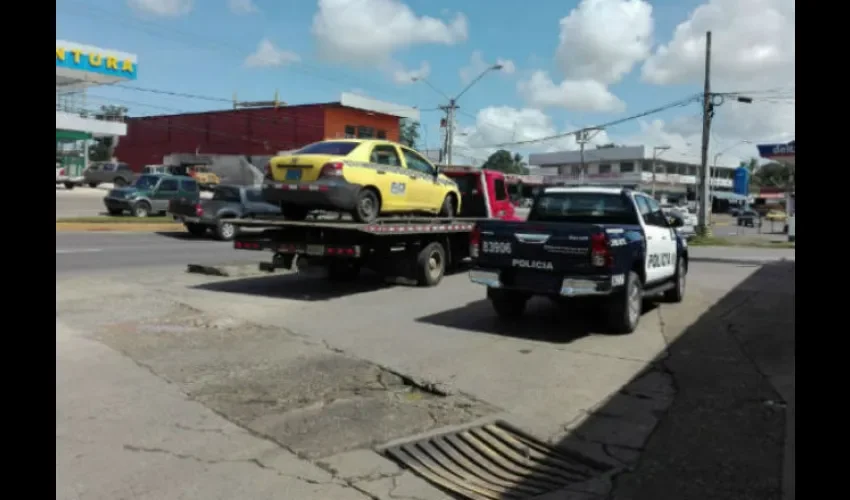 Taxistas en Panamá Oeste.