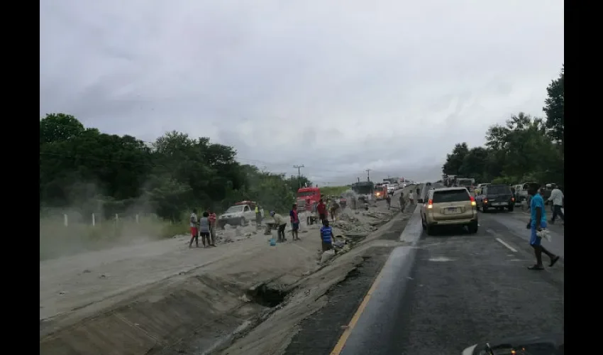 Accidente en Antón