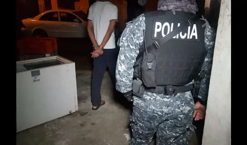 Operativo antipandillas en Las Garzas de Pacora.