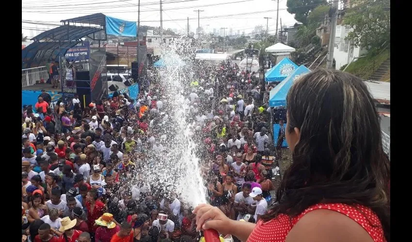 Foto ilustrativa de la mojadera en Las Tablas. 