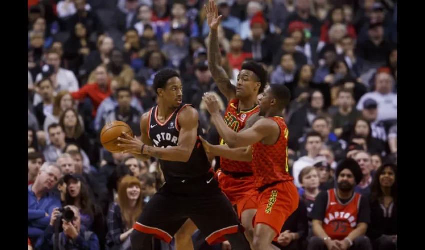 El escolta DeMar DeRozan. Foto: AP