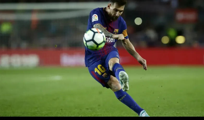 El jugador Lionel Messi. 