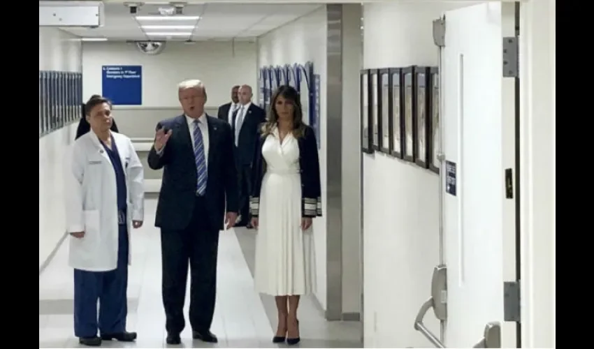 Donald Trump y Melania Trump.