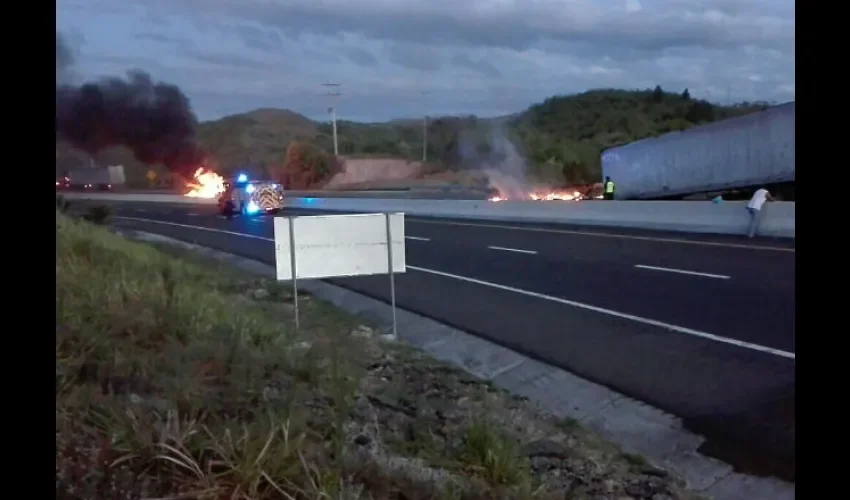 Foto ilustrativa del área del accidente.