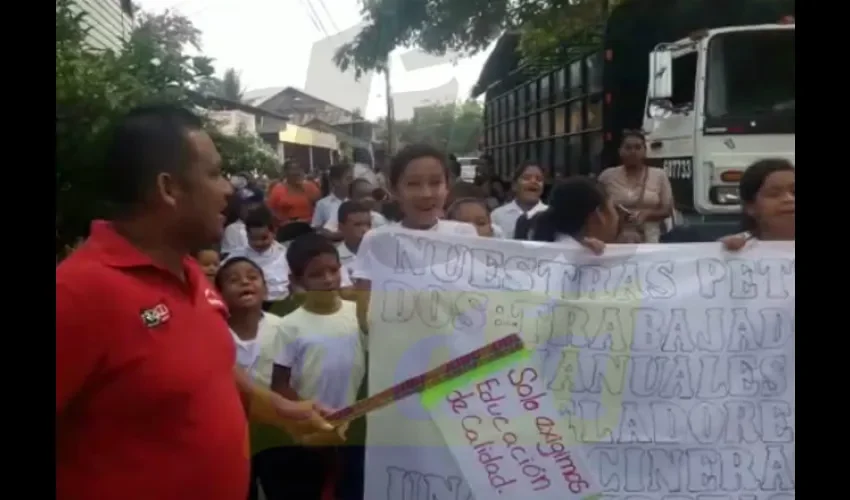 Protesta en Chiriquí.