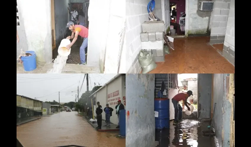 Los residentes lo que desean evitar es que sus moradas queden invadidas de agua producto de las inundaciones. Fotos: Archivo