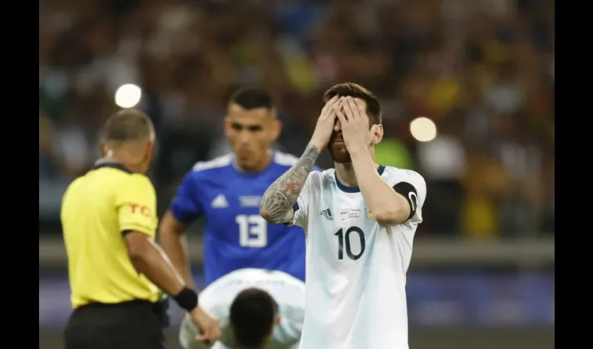  El capitán de la selección argentina Lionel Messi. Foto: EFE