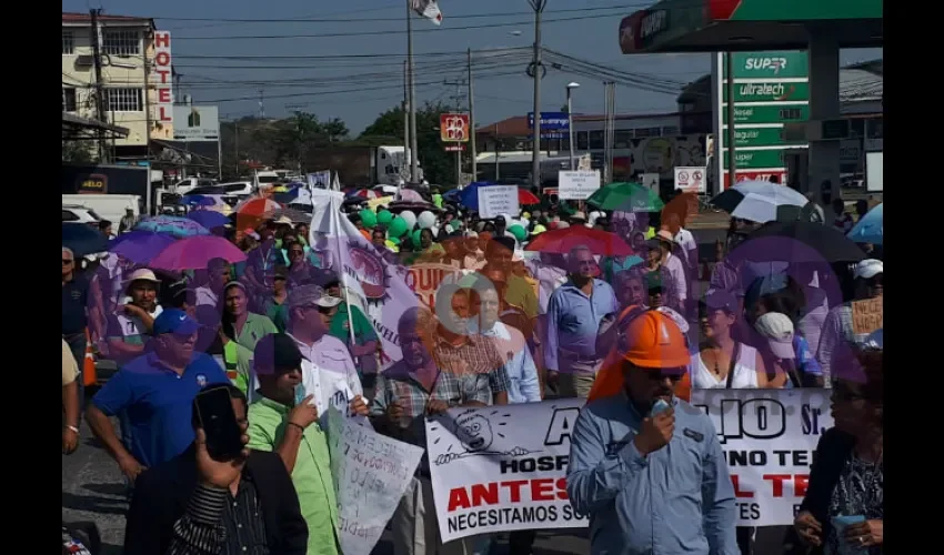 Protesta en Coclé.