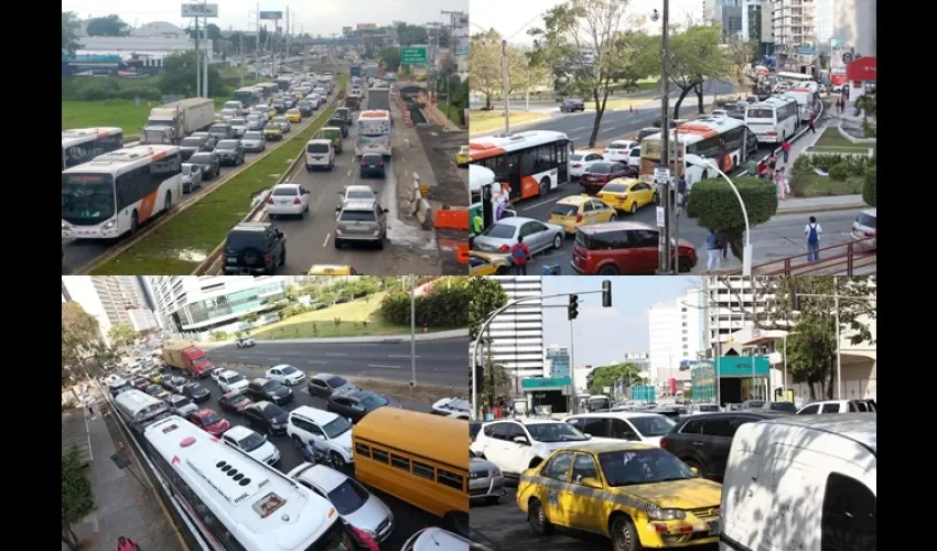 A pesar de que se han hecho proyectos para mejorar la movilidad, no se logra cambiar la idea de que las personas dejen el auto privado y utilicen el sistema de transporte público. Fotos: Archivo