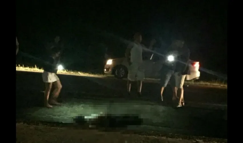 Accidente en Las Guabas de Penonomé. 