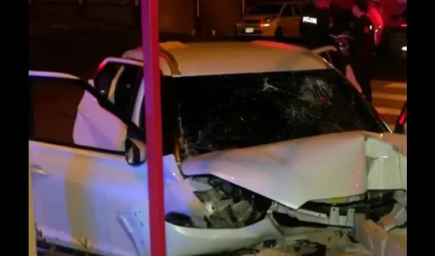 Accidente de tránsito de tránsito.