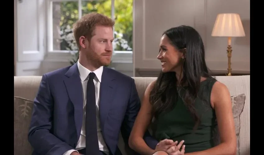 Harry de Gales y Meghan Markle.