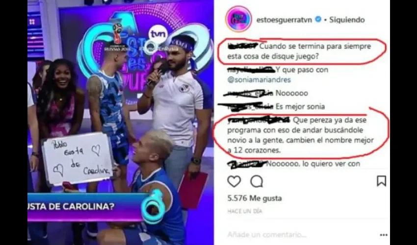 Muchos quieren que eliminen el juego 'Besito en la boca' / Foto: Instagram