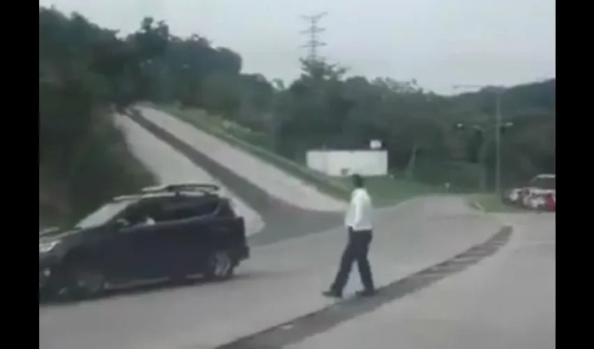 Violencia en la avenida Omar Torrijos