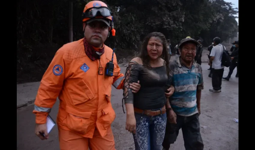 Volcán de Fuego de Guatemala. 