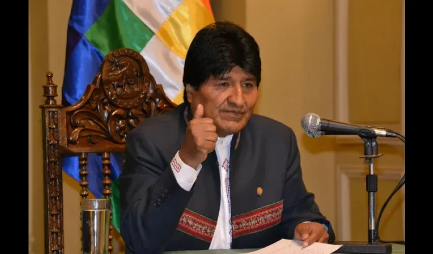 Evo Morales.