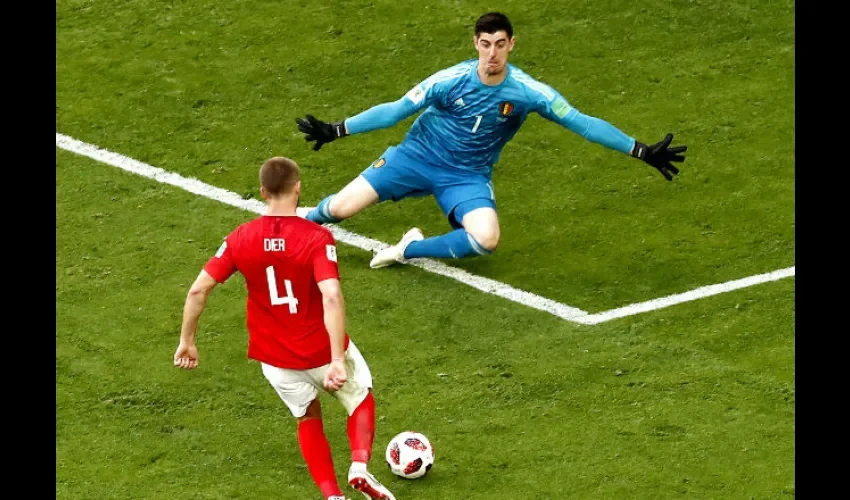 Foto ilustrativa del partido de Bélgica ante Inglaterra. AP 