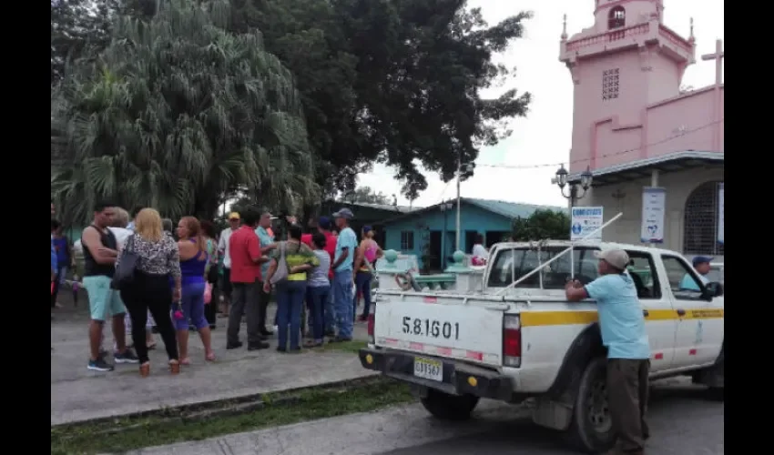 Protesta en Chame. 