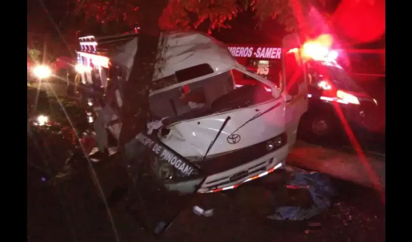 Ocurrió en horas de la madrugada. Foto: Cortesía