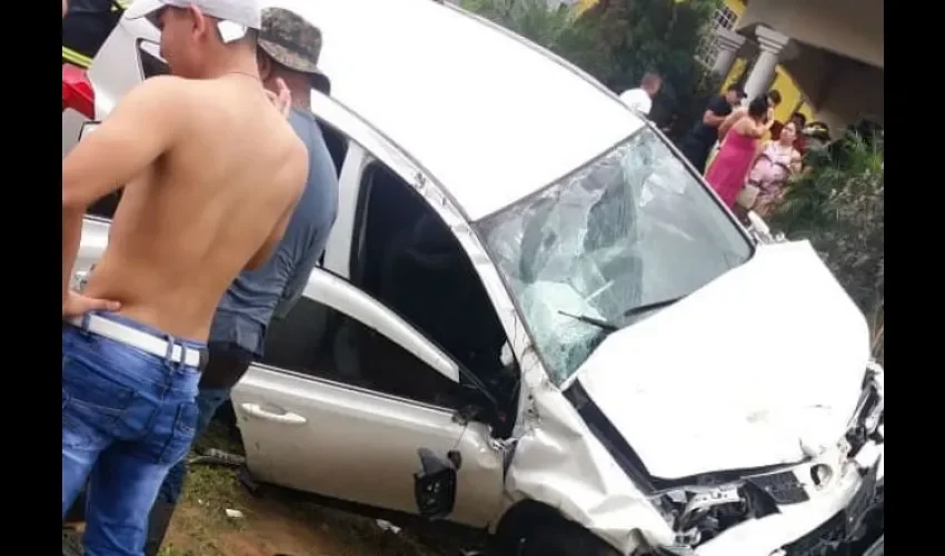 Foto ilustrativa del accidente. 