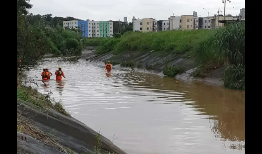 Foto ilustrativa del bloque de búsqueda  en Curundú. Cortesía Sinaproc. 