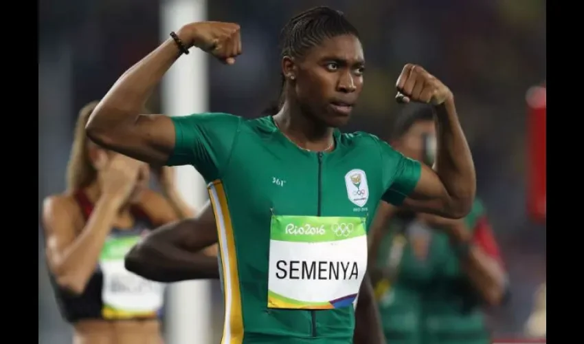 La atleta sudafricana Caster Semenya