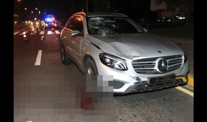 Accidente de tránsito en avenida Balboa. 