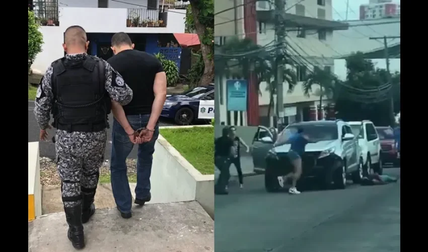 Trifulca en la 12 de octubre.