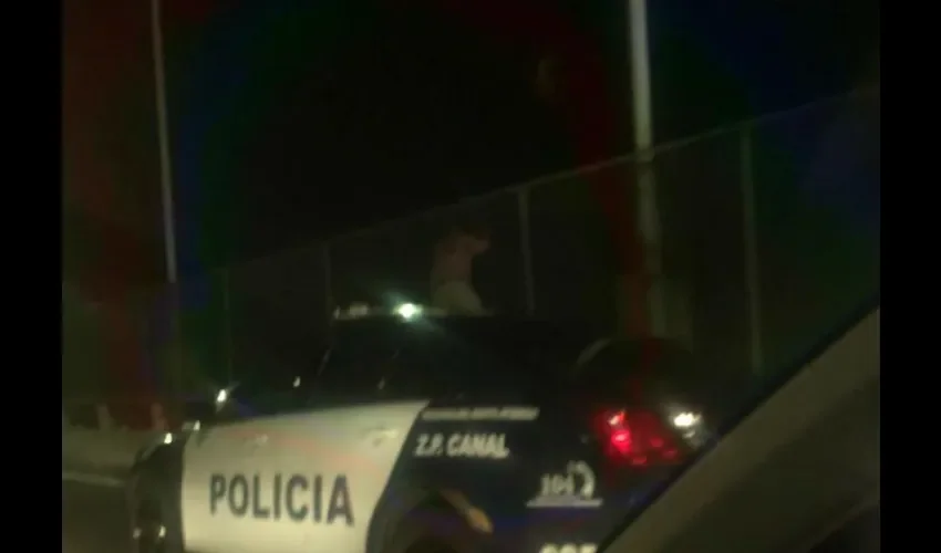 Intento de suicidio en el Puente de Las Américas. 