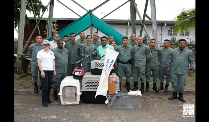 Van a poder hacer un mejor trabajo con el equipo que le donaron. Foto: MiAmbiente