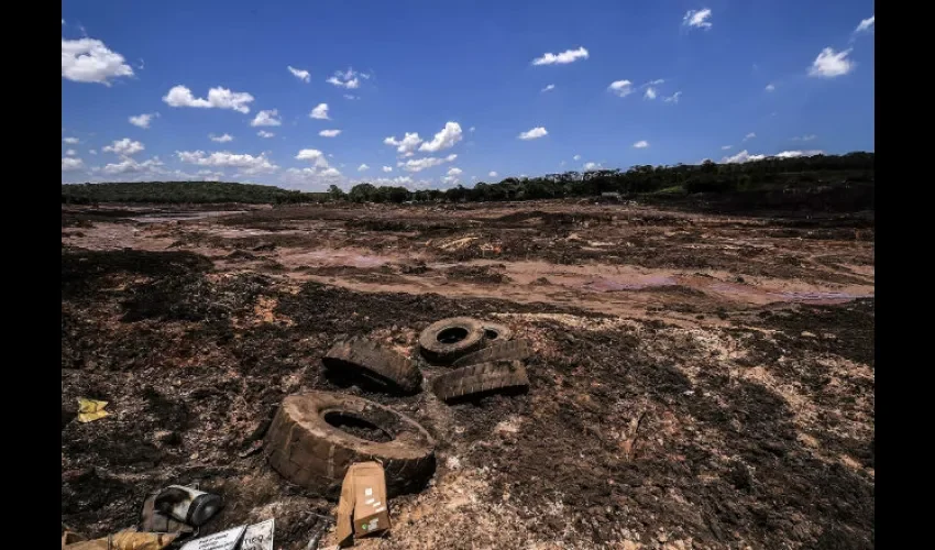 Área del desastre. Foto: EFE