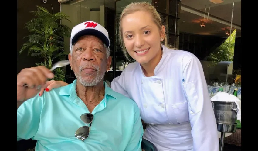 Morgan Freeman en Panamá.