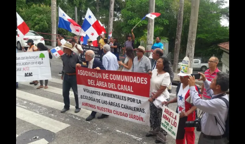 Protesta en la Corte Suprema de Justicia. 