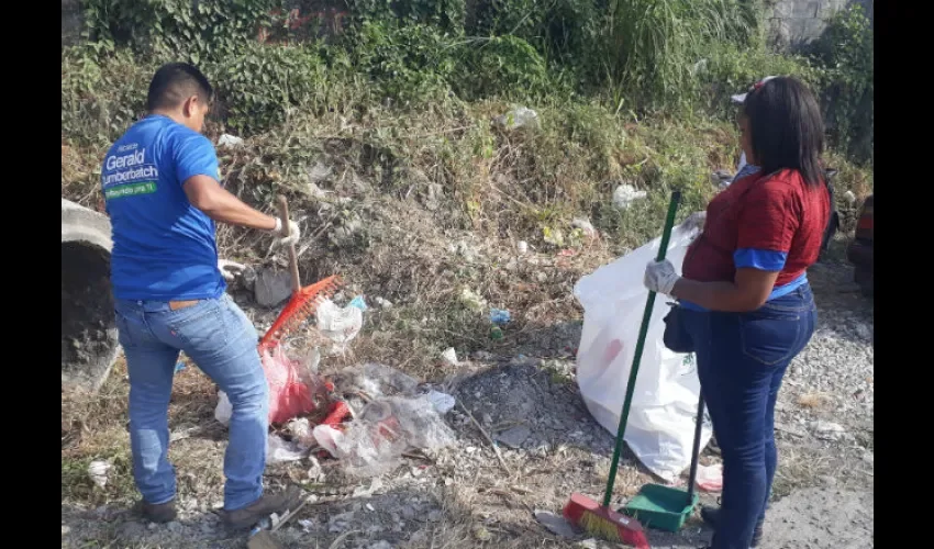 Limpiaron desde la garita 180, hasta la entrada de Moya en Pan de Azúcar. Foto: Jesús Simmons