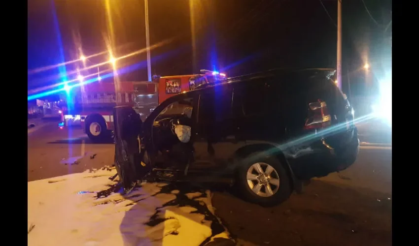  El hecho se dio la noche del lunes y provocó un gran tranque.